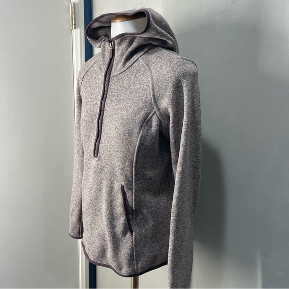 Lululemon Fleece & Thank You Pullover Sz 6 In Heathered Smoky Blush - Picture 5 of 15